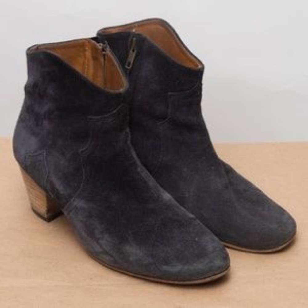 Isabel Marant gray suede booties - Size 41 US size 10 - Picture 2 of 4